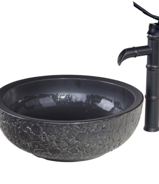 Rene Houtman Nostalgische Olie Bronzen Wastafelkraan En Waskom