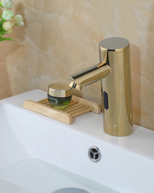 Rene Houtman Gouden Kraan Met Sensor - H17,5 cm