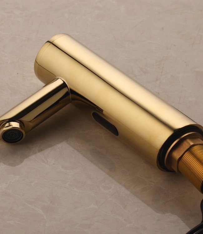 Rene Houtman Gouden Kraan Met Sensor - H17,5 cm