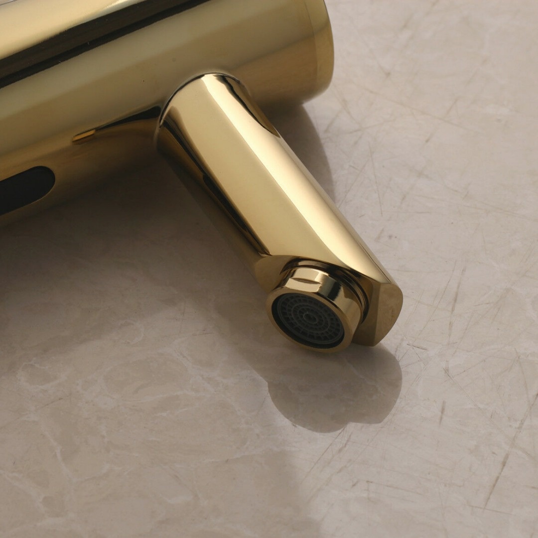 Rene Houtman Gouden Kraan Met Sensor - H17,5 cm