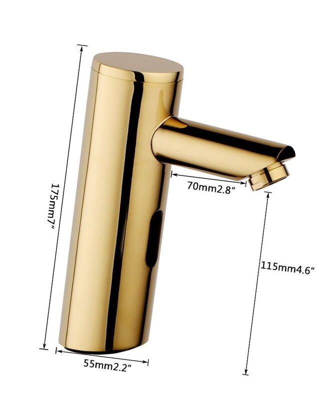 Rene Houtman Gouden Kraan Met Sensor - H17,5 cm