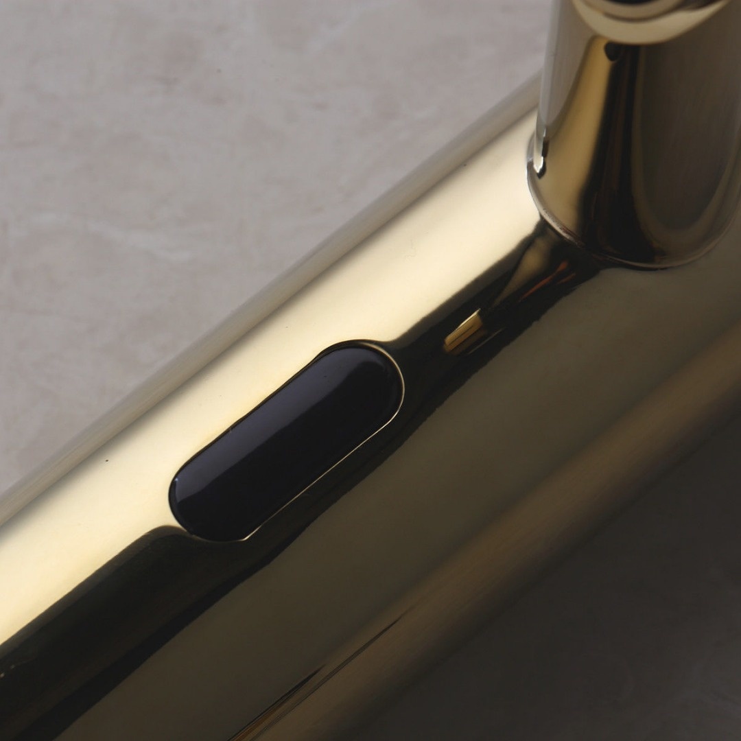 Rene Houtman Gouden Kraan Met Sensor - H17,5 cm