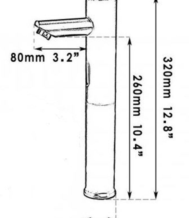 Rene Houtman Chromen Kraan Met Sensor