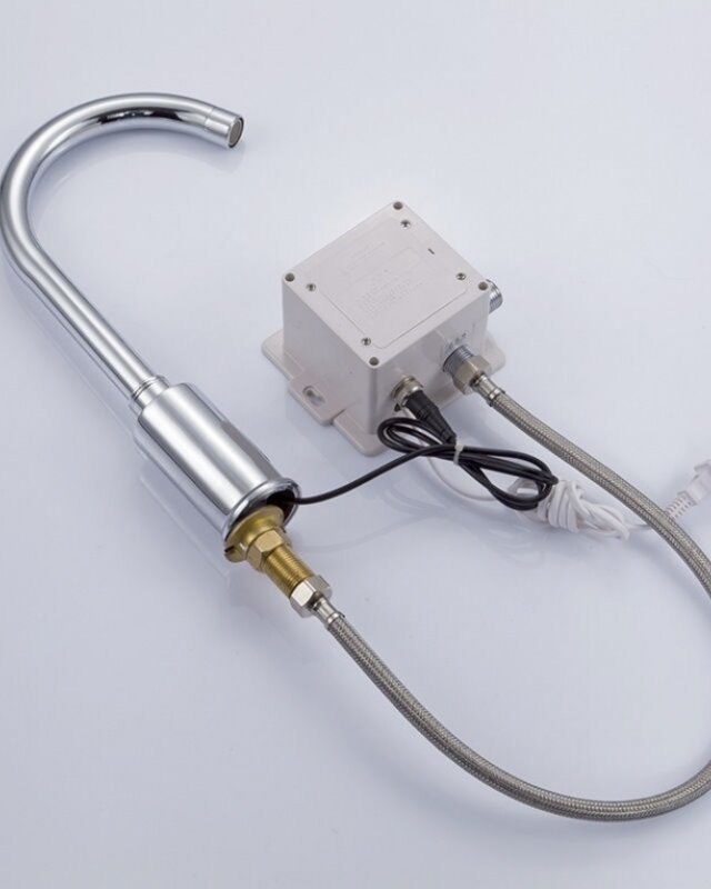 Rene Houtman Chromen Sensor Kraan - H32,5 cm