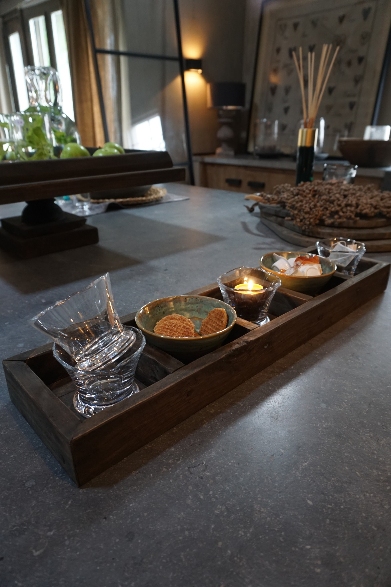 Rene Houtman Serveerplank/Accessoires Oud Hout L60xB15,5xH5 cm