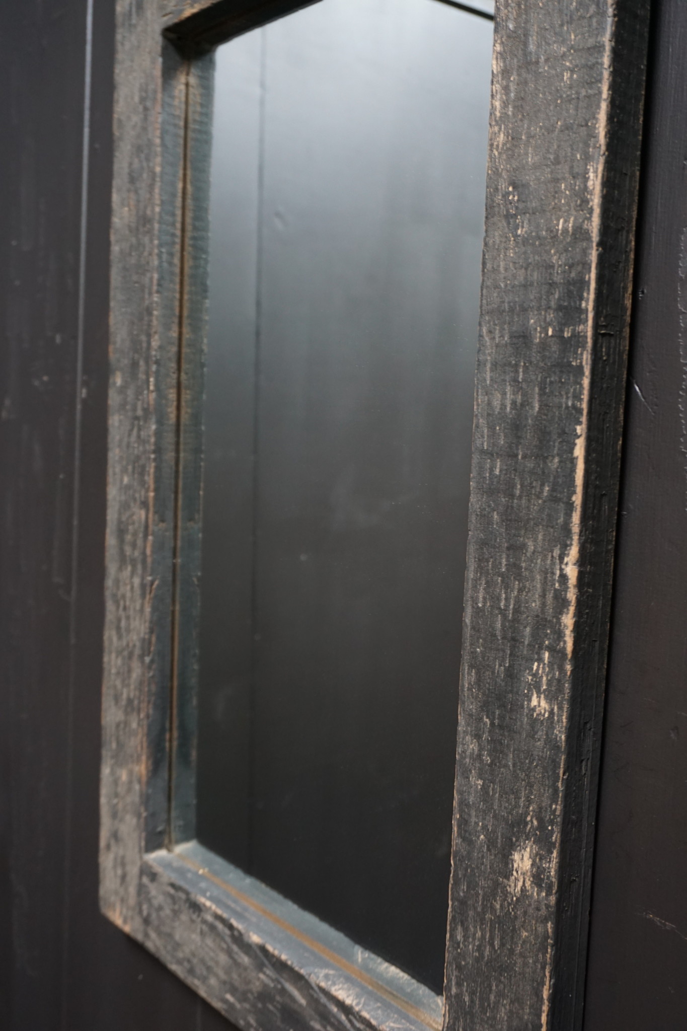 Rene Houtman Spiegel Hout Old Black L75 x B40 x D3 cm