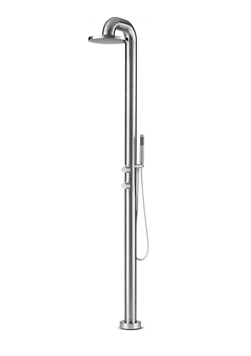JEE-O Fatline Vrijstaande Douche 02TH | Met Thermostaat en Handdouche | H230 cm