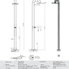 JEE-O Fatline Douche Push - H229,8 cm JEE-O Fatline Douche Push - H229,8 cm