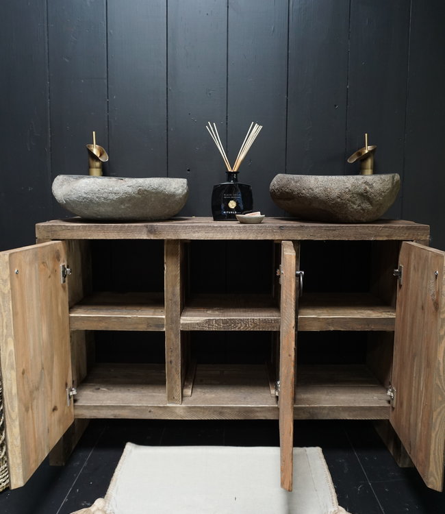 Rene Houtman Badkamermeubel Bert Oud Hout Wagonplanken – Kies Afmeting