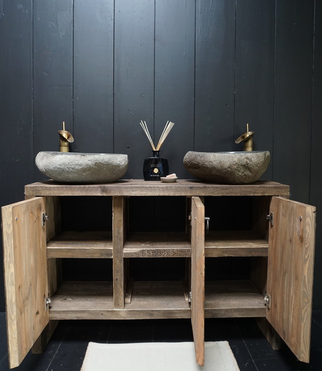 Rene Houtman Badkamermeubel Bert Oud Hout Wagonplanken – Kies Afmeting