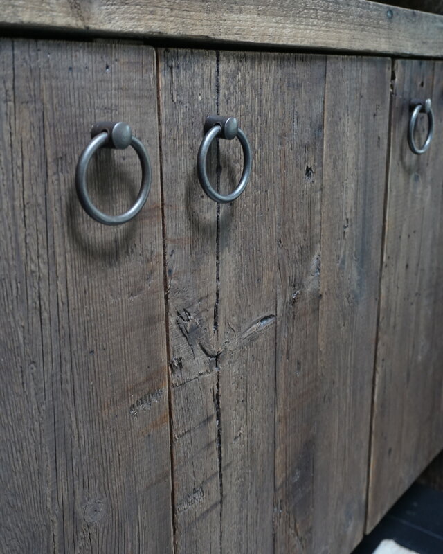 Rene Houtman Badkamermeubel Bert Oud Hout Wagonplanken – Kies Afmeting