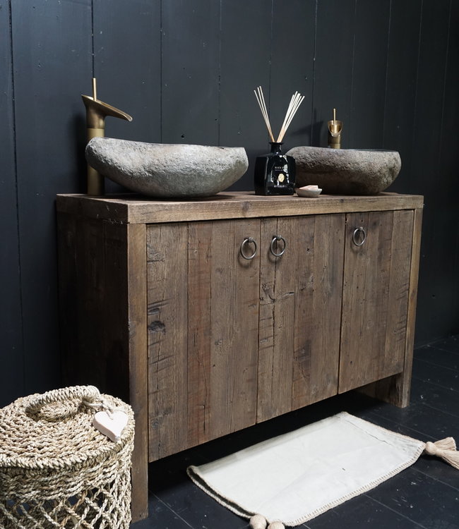 Rene Houtman Badkamermeubel Bert Oud Hout Wagonplanken – Kies Afmeting