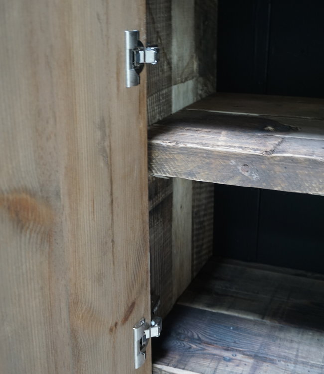 Rene Houtman Badkamermeubel Henri Oud Hout 2-deurs 1lade - L80xH90