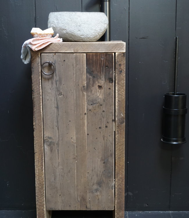 Rene Houtman Toiletmeubel Jur Oude Wagondelen H90xB40 cm