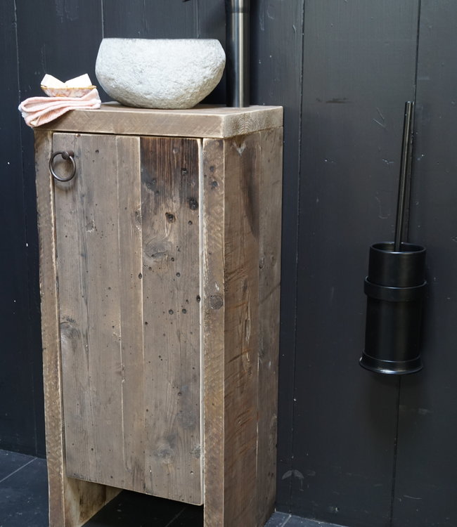Rene Houtman Toiletmeubel Jur Oude Wagondelen H90xB40 cm