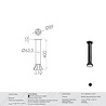 JEE-O Bloom Plafond Douchekop | H40 cm | Gun Metal JEE-O Bloom Plafond Douchekop | H40 cm | Gun Metal