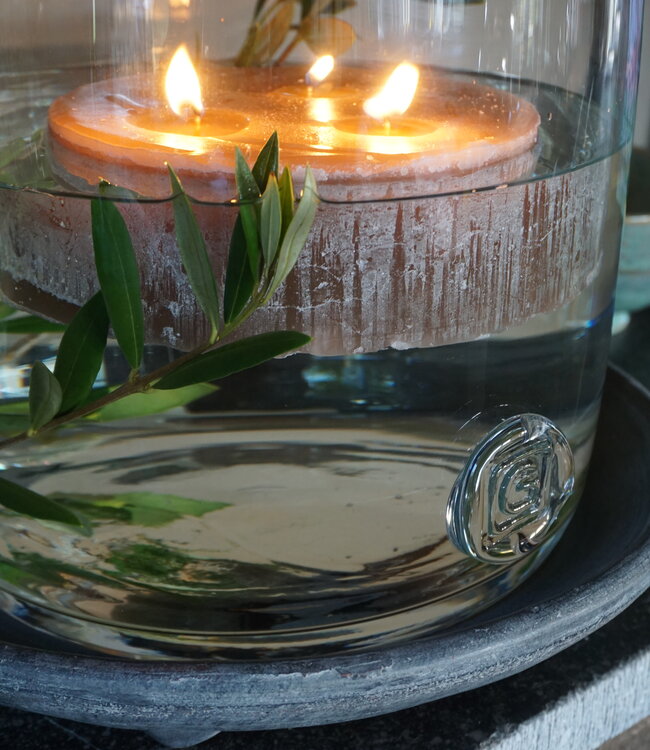 Gommaire Windlicht Tony - Large - H30 x D25 cm