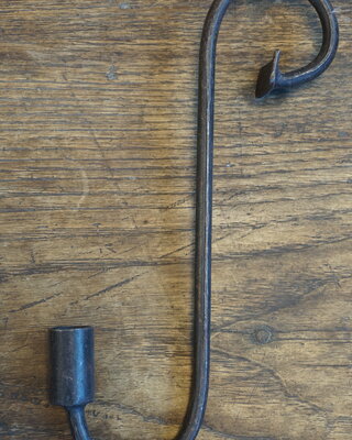 Rene Houtman Glashaak/kaarshouder Donkerbruin 30 cm