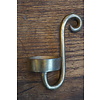 Hangkandelaar/glashaak Goud 13 cm