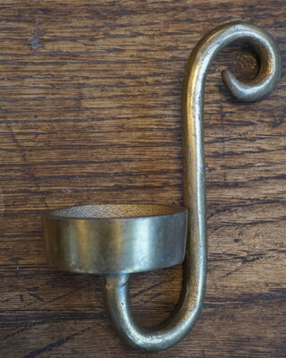 Rene Houtman Hangkandelaar/glashaak Goud 13 cm
