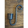 Hangkandelaar/glashaak Antraciet 13 cm