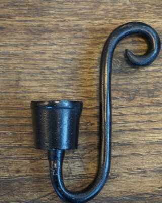 Rene Houtman Hangkandelaar/glashaak Zwart 13 cm