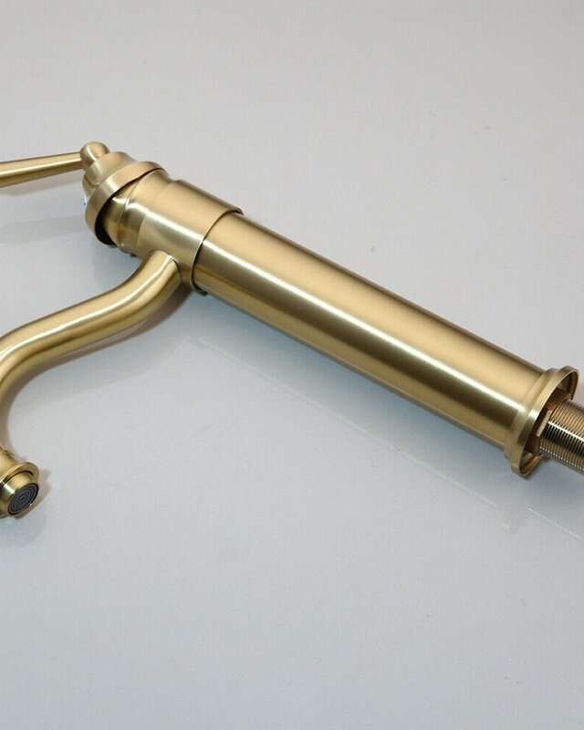 Rene Houtman Opzetkraan Geborsteld Goud H335 mm