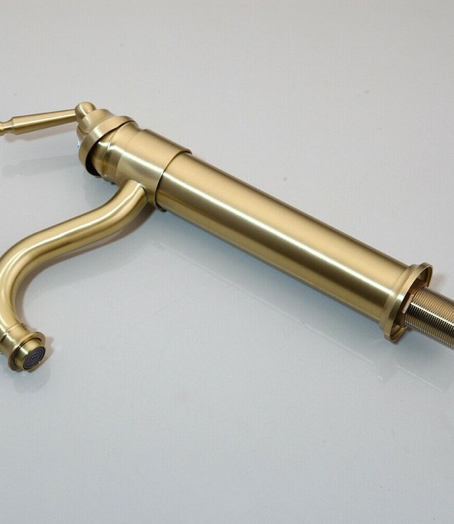 Rene Houtman Opzetkraan Geborsteld Goud H335 mm