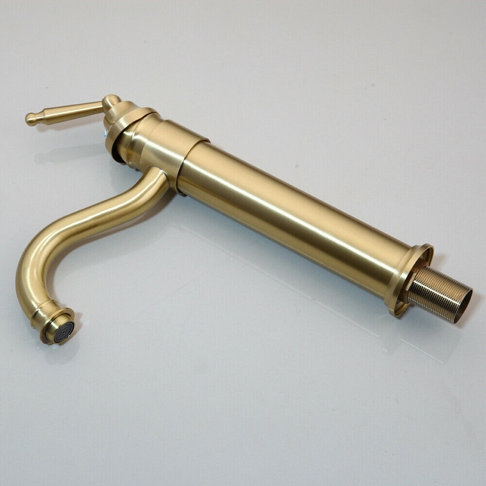 Rene Houtman Opzetkraan Geborsteld Goud H335 mm
