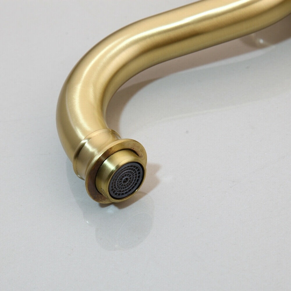 Rene Houtman Opzetkraan Geborsteld Goud H335 mm