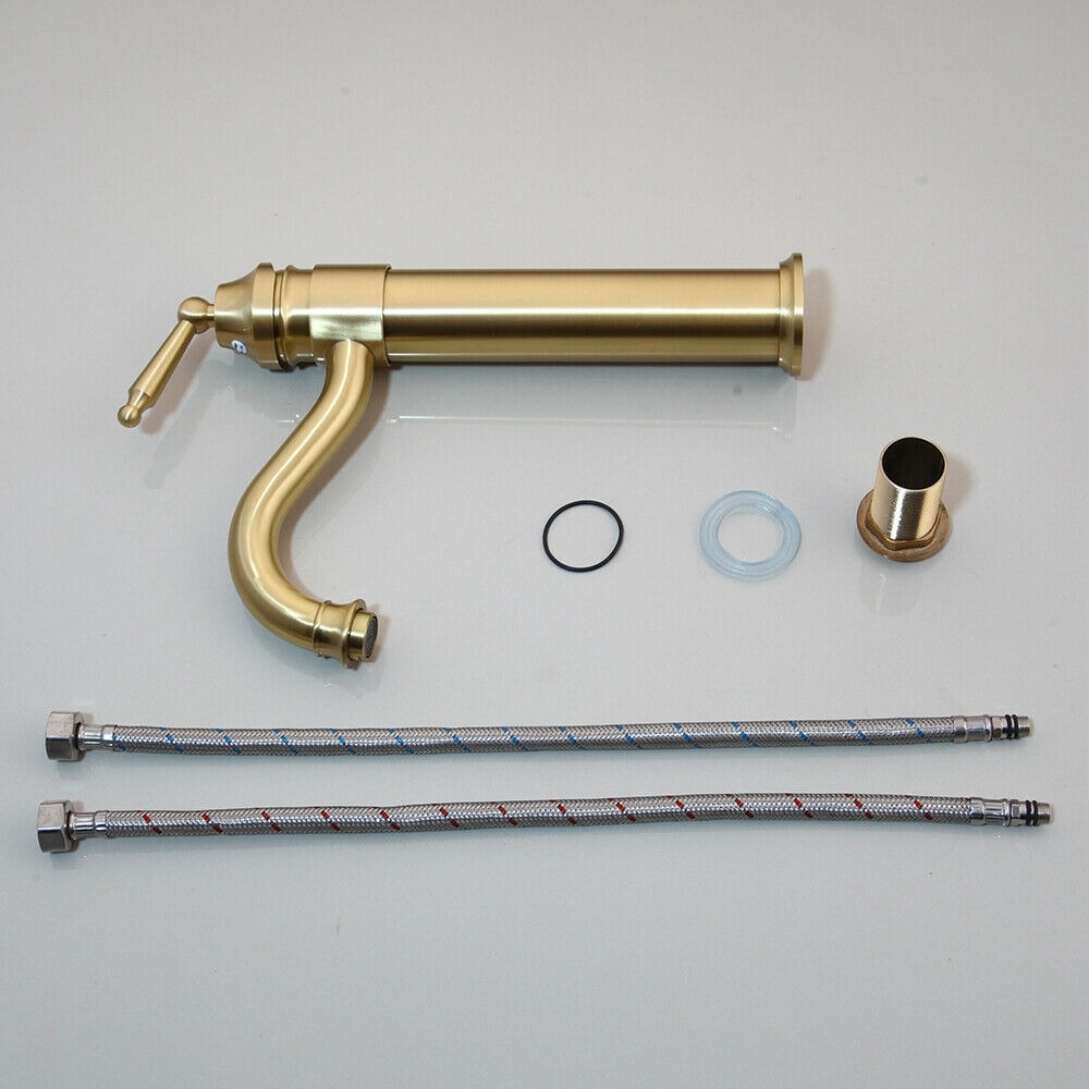 Rene Houtman Opzetkraan Geborsteld Goud H335 mm