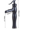 Rene Houtman Donkere Watervalkraan - H32 cm Rene Houtman Donkere Watervalkraan - H32 cm