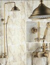 Rene Houtman Nostalgische Bronzen Regendouche - Met Handdouche