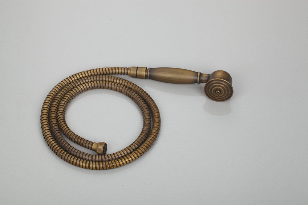 Rene Houtman Nostalgische Bronzen Regendouche - Met Handdouche