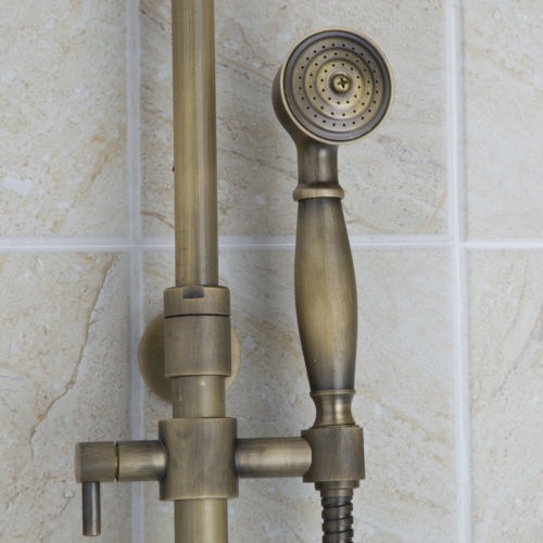 Rene Houtman Bronzen Opbouw Douche - Met Handdouche
