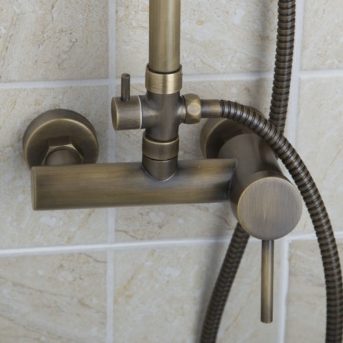 Rene Houtman Bronzen Opbouw Douche - Met Handdouche