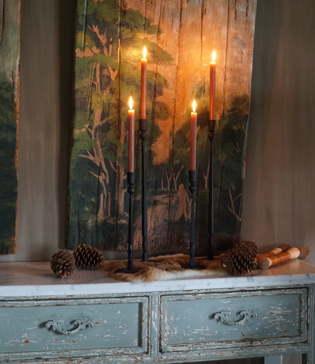 Brynxz Metalen Kandelaar Dinerkaars H54 of H35 cm