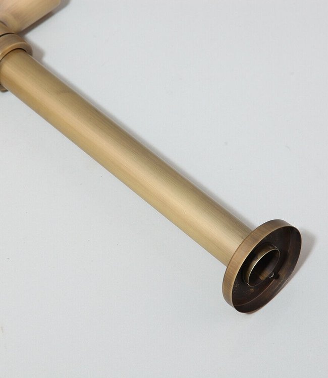 Rene Houtman Bronzen Sifon - Met Pop-up Afvoer