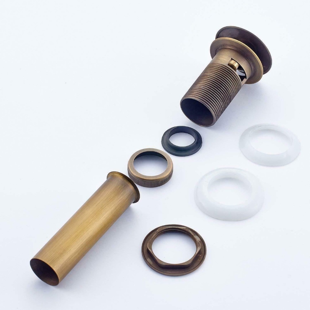 Rene Houtman Bronzen Pop-up Afvoer met Overloop