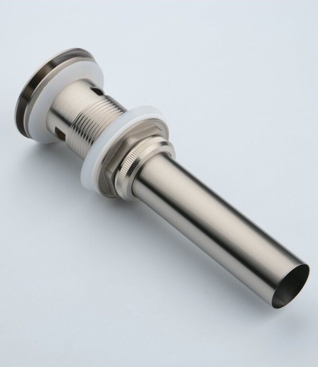 Rene Houtman Geborsteld Nikkel Afvoerplug - Inclusief Overloop