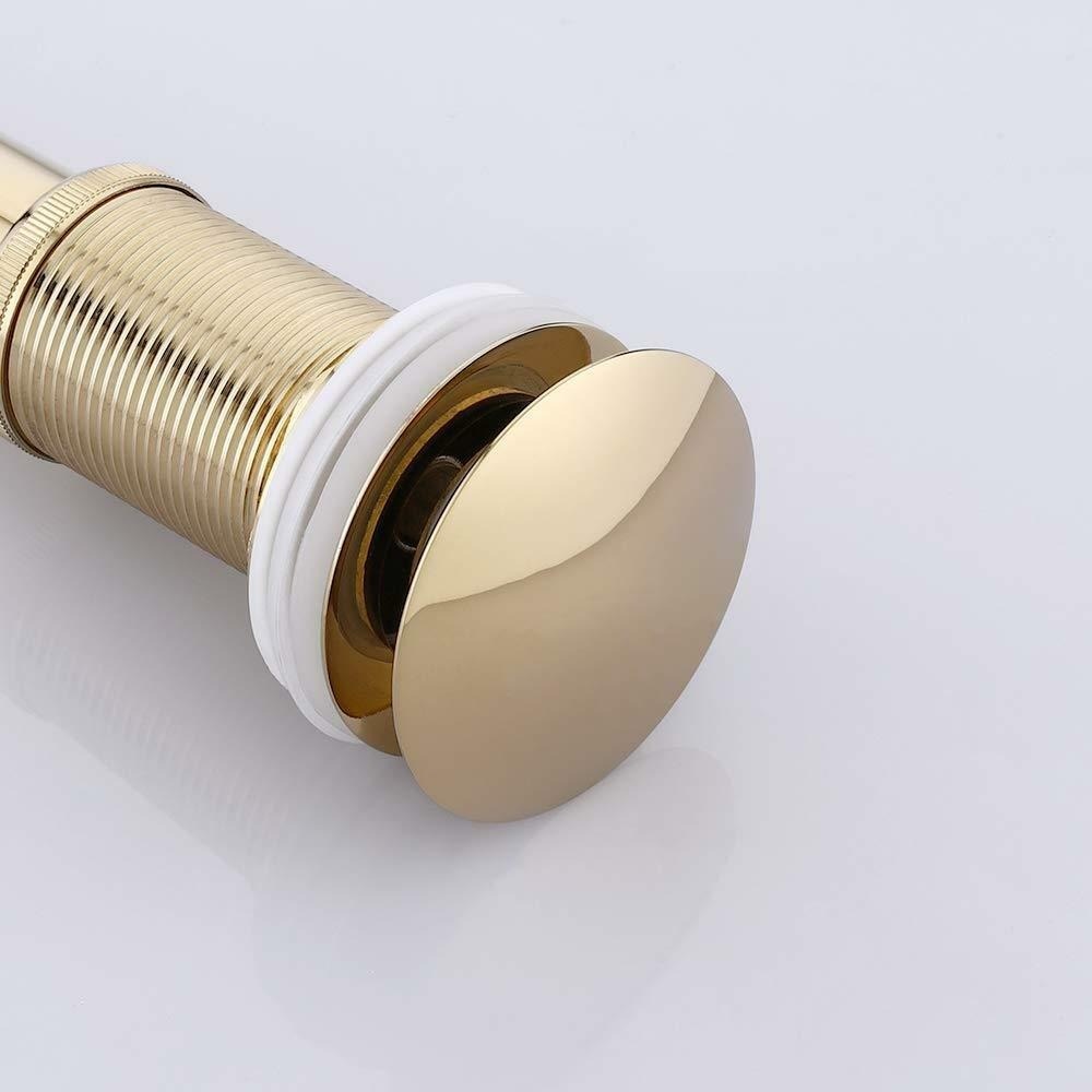 Rene Houtman Gouden Click Afvoerplug Zonder Overloop