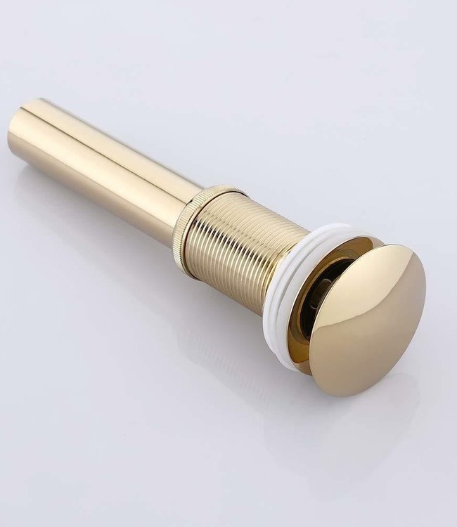 Rene Houtman Gouden Click Afvoerplug Zonder Overloop