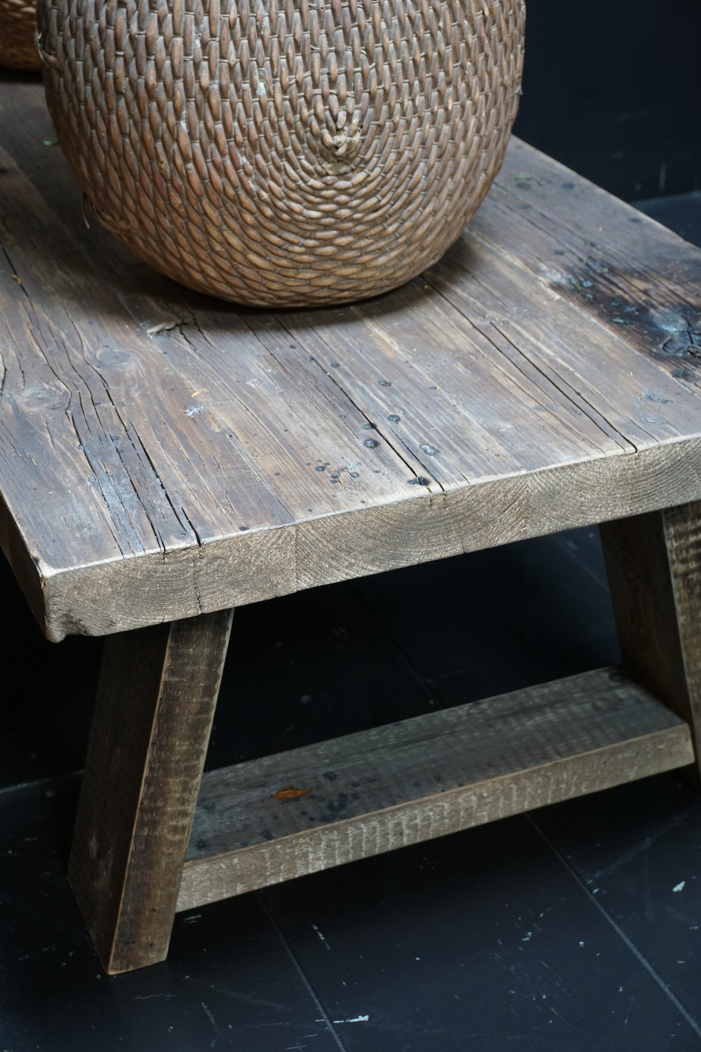 Rene Houtman Salontafel Noor Robuust Oud Hout - Kies Afmeting