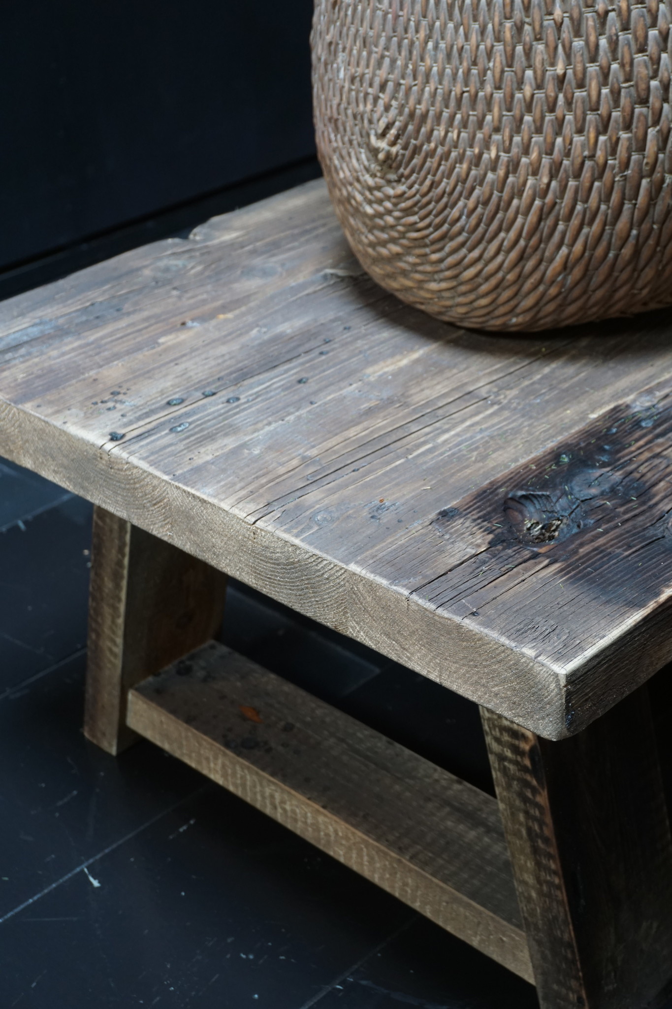 Rene Houtman Salontafel Noor Robuust Oud Hout - Kies Afmeting