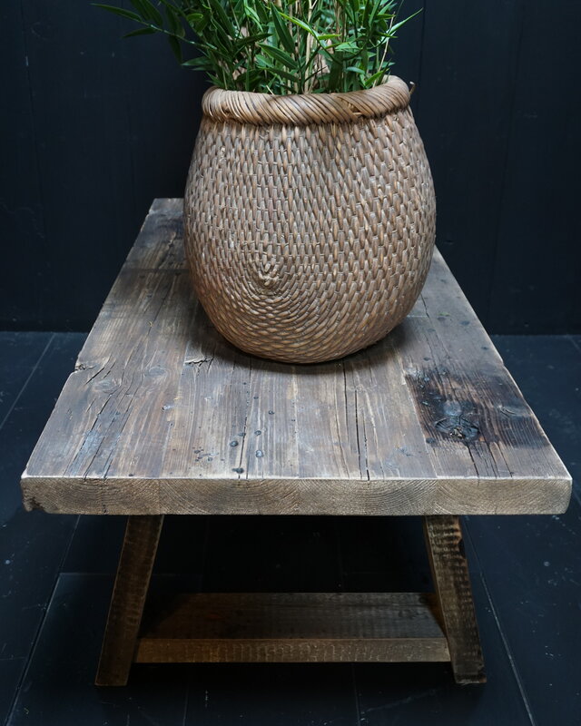 Rene Houtman Salontafel Noor Robuust Oud Hout - Kies Afmeting