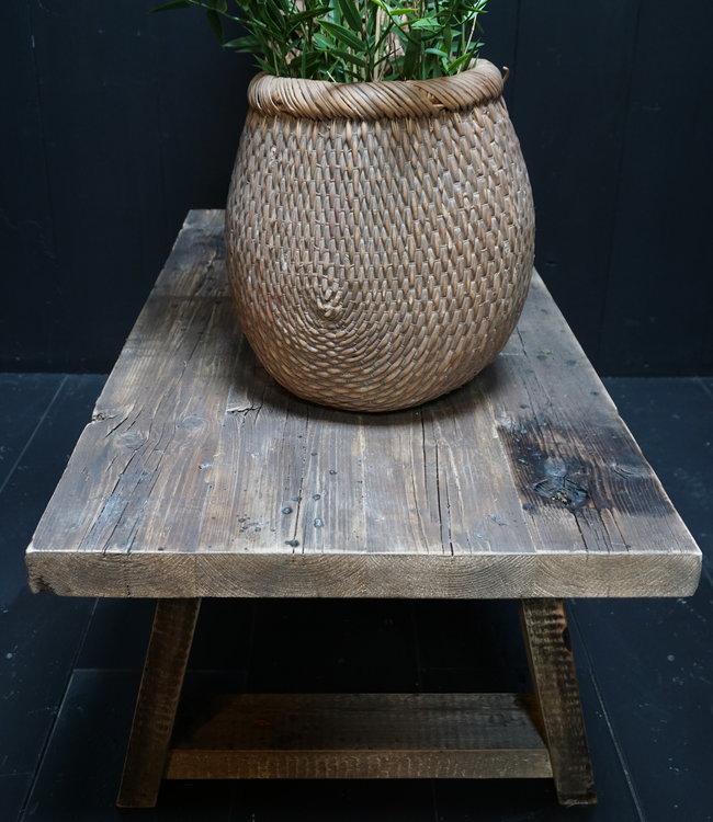 Rene Houtman Salontafel Noor Robuust Oud Hout - Kies Afmeting