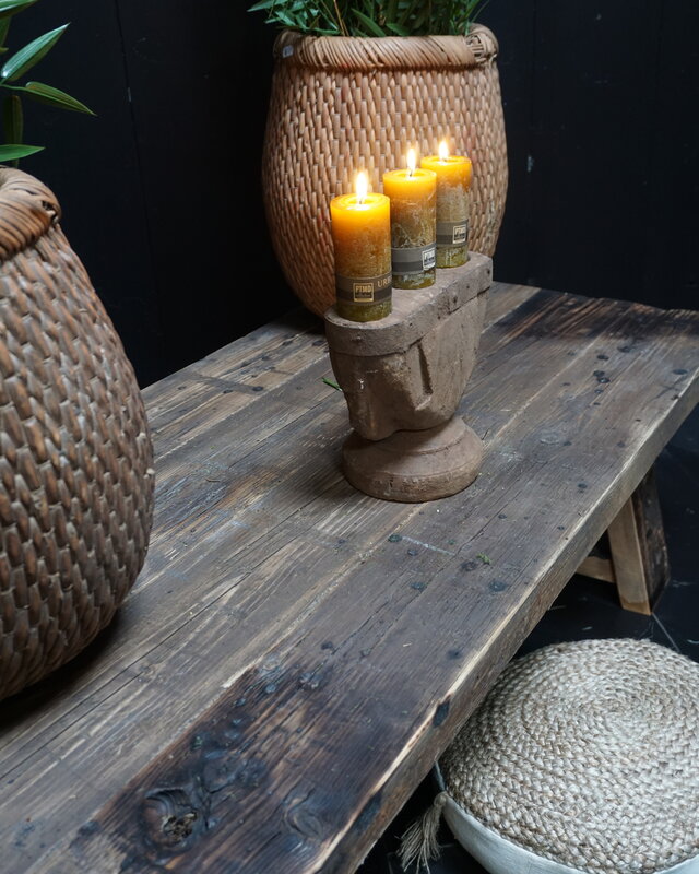 Rene Houtman Salontafel Noor Robuust Oud Hout - Kies Afmeting