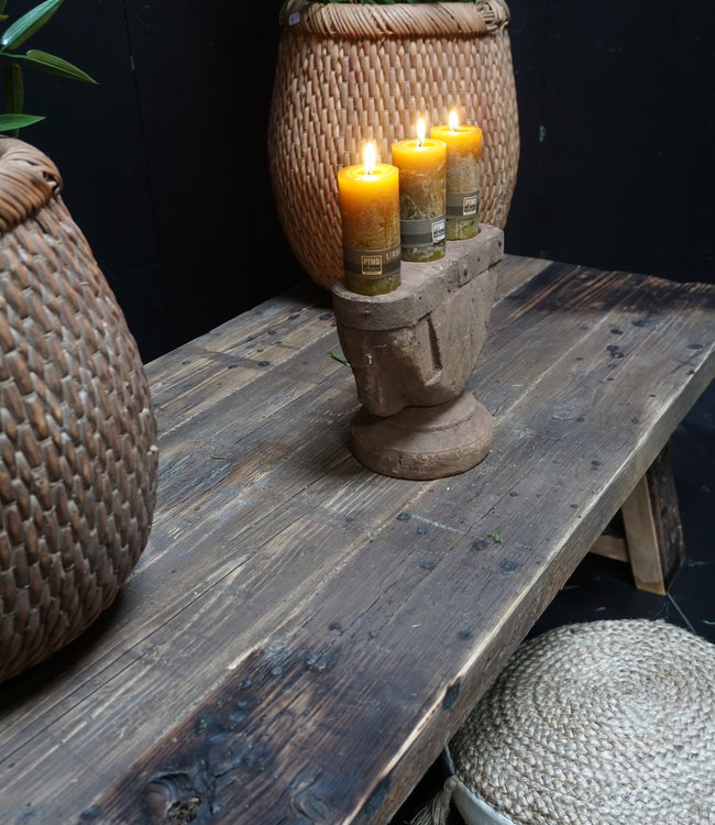 Rene Houtman Salontafel Noor Robuust Oud Hout - Kies Afmeting