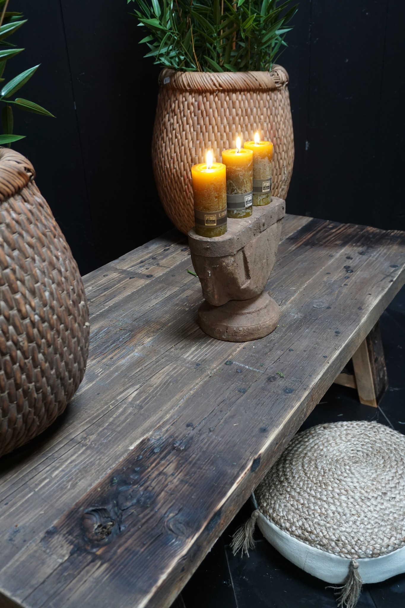 Rene Houtman Salontafel Noor Robuust Oud Hout - Kies Afmeting