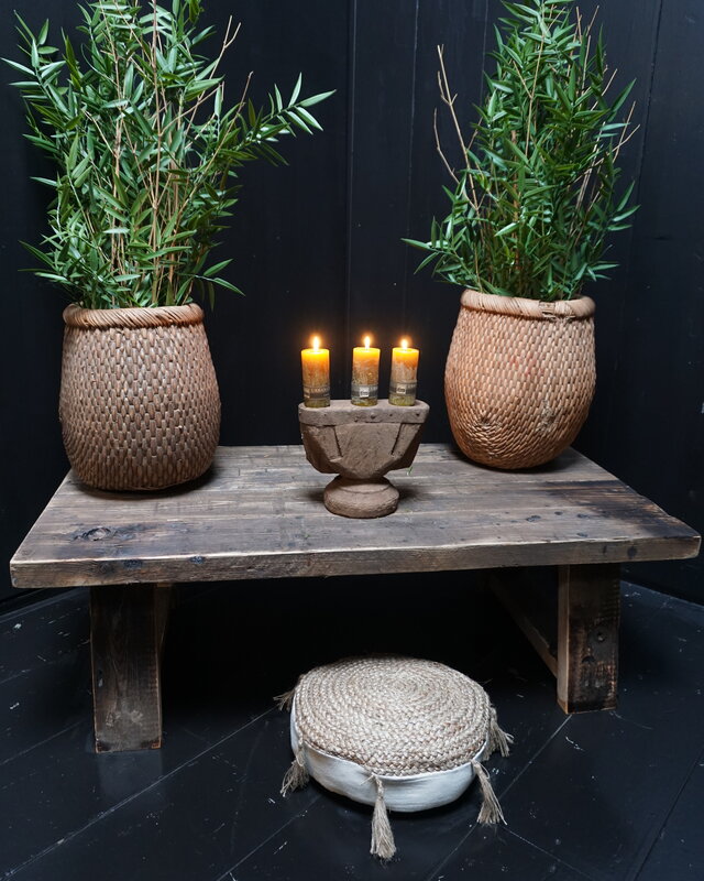 Rene Houtman Salontafel Noor Robuust Oud Hout - Kies Afmeting
